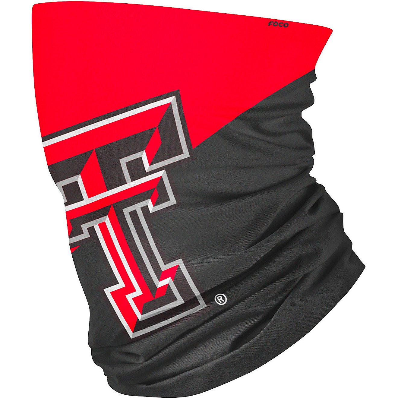 Forever Collectibles Adults' Texas Tech University Big Logo Gaiter Scarf                                                         - view number 1