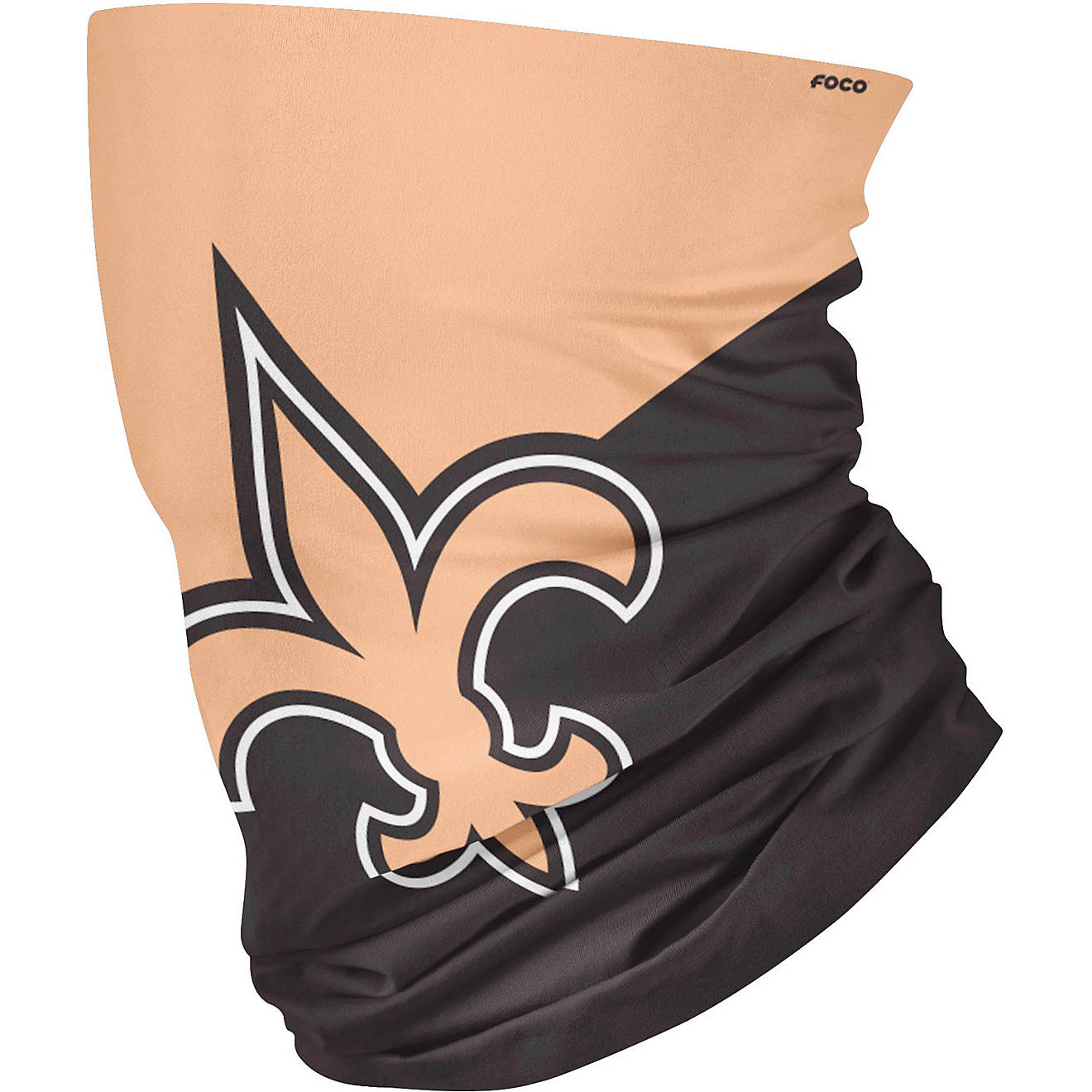 Forever Collectibles Adults' New Orleans Saints Big Logo Gaiter Scarf                                                            - view number 1