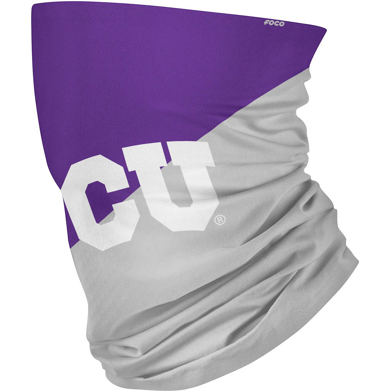 Forever Collectibles Adults' Texas Christian University Big Logo Gaiter Scarf                                                    - view number 1