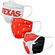 Forever Collectibles University of Texas Face Masks 3-Pack                                                                       - view number 1 image