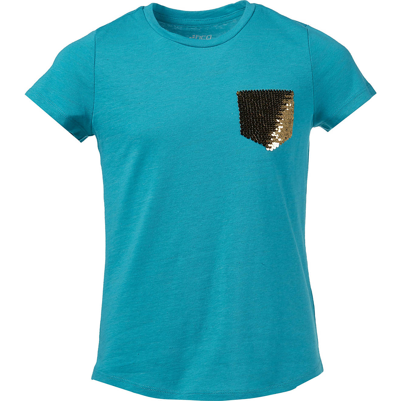 BCG Girls' Athletic Flip Sequin Pocket T-shirt                                                                                   - view number 1