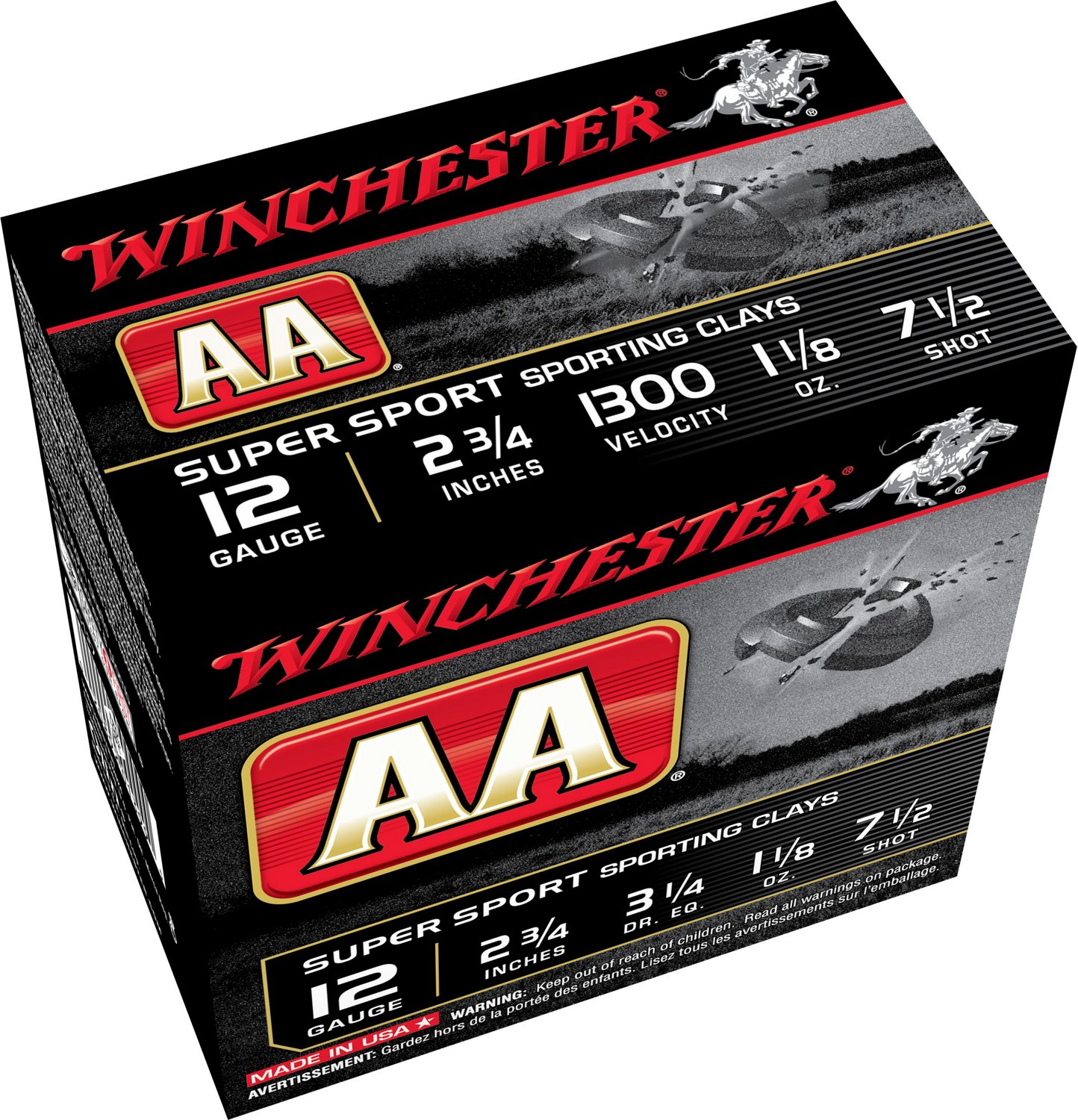 Winchester AA Sporting Clays 12 Gauge Shotshells Academy