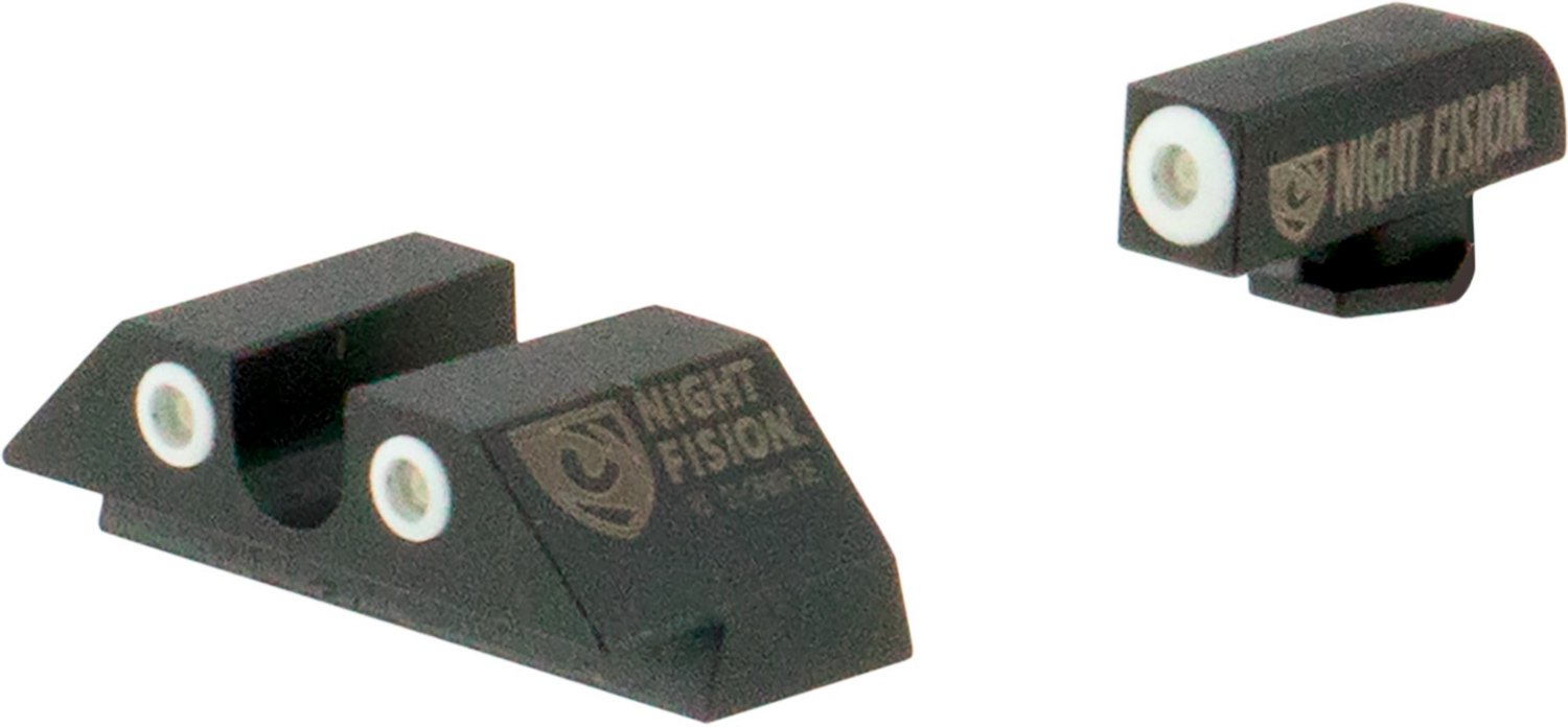Night Fision Square Front/UNotch Rear Night Sight Academy