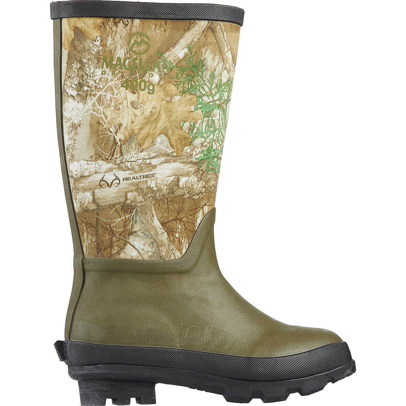 Magellan Outdoors Boys' Camo Jersey Knee Boot III Waterproof Hunting Boots                                                       - view number 1