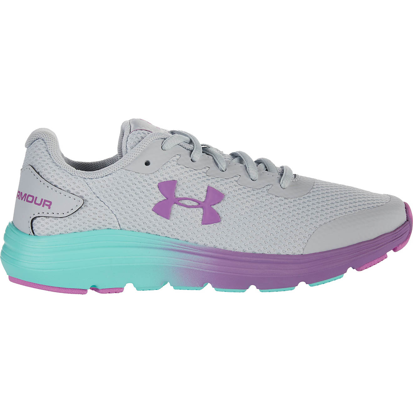 Under Armour Girls' Grade School Surge Prism Fade 2 Running Shoes                                                                - view number 1