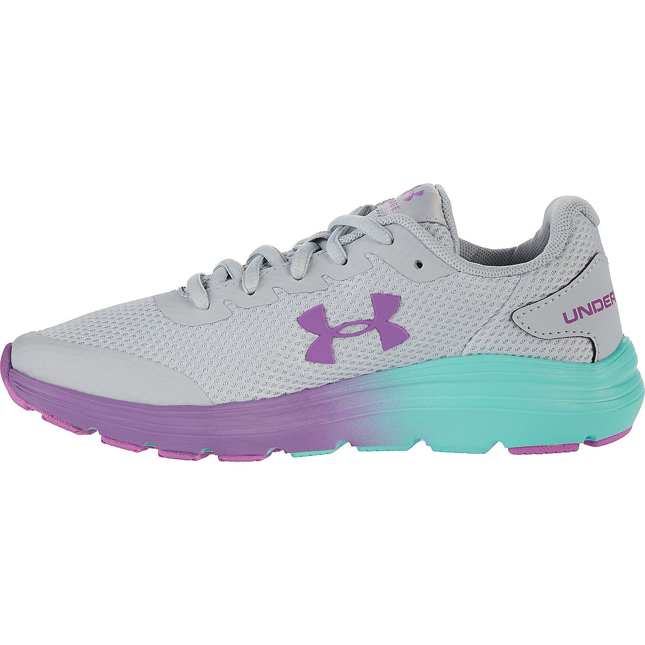 Under Armour Girls' Grade School Surge Prism Fade 2 Running Shoes                                                                - view number 2