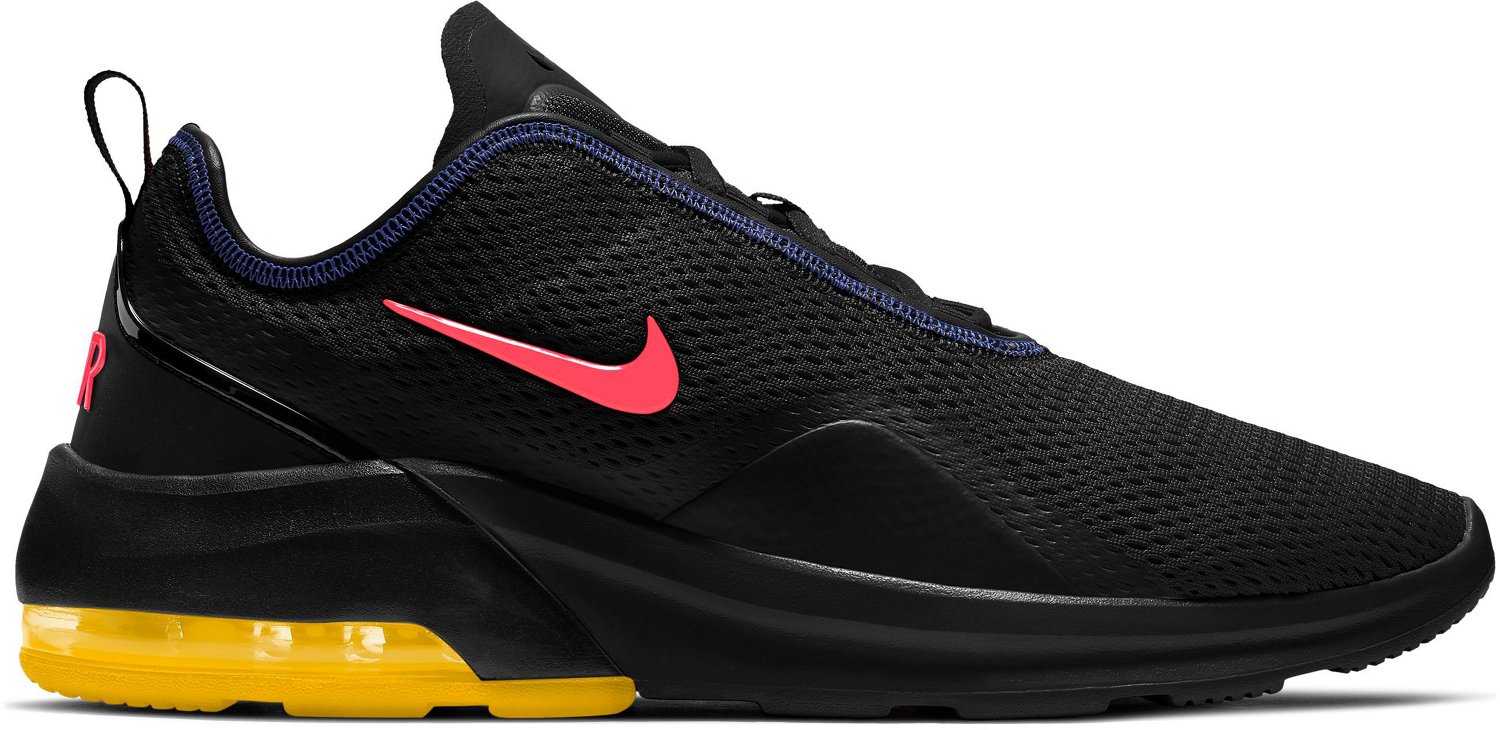 air max motion 2 black and orange