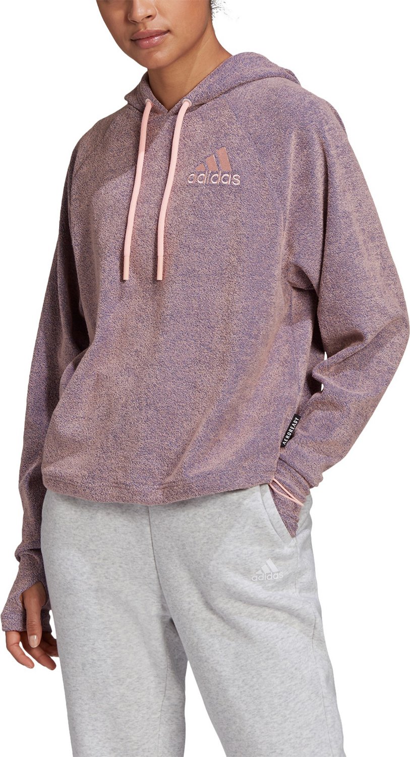 adidas haze coral hoodie