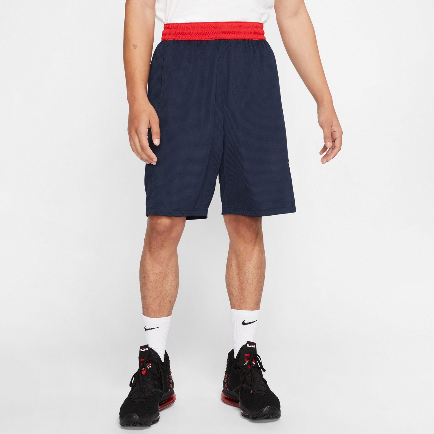 Nike Men's Hbr Basketball Shorts Blue Size Small BrickSeek