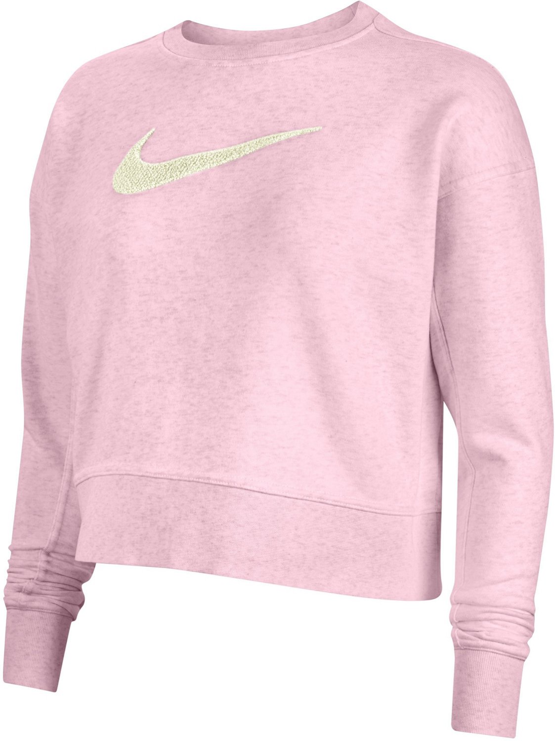 hot pink nike crew neck