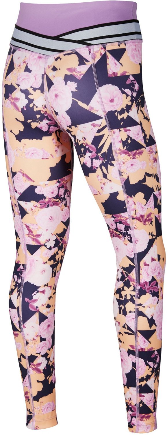 nike floral tights