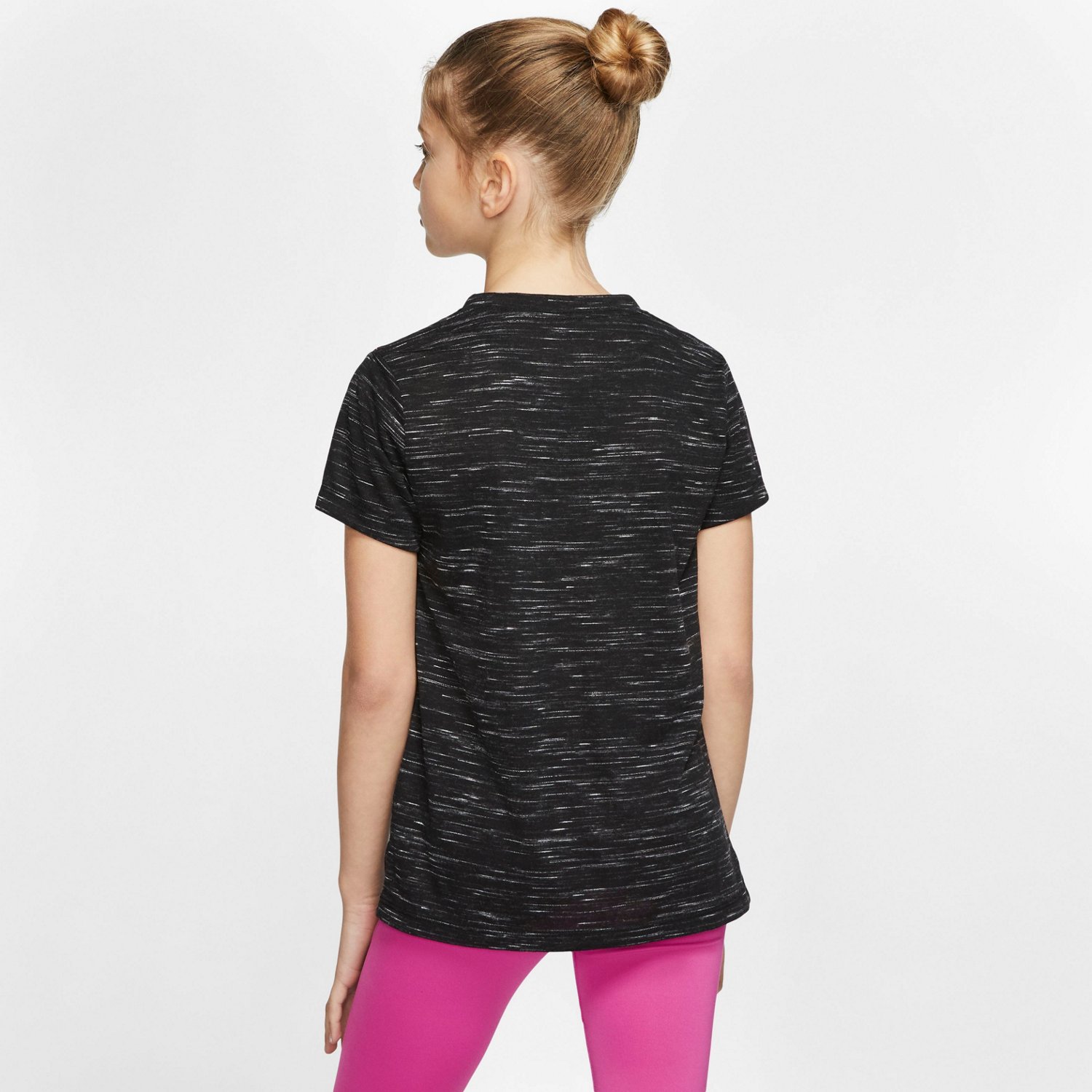 Nike Girls Dri FIT Victory Veneer Training T shirt Academy