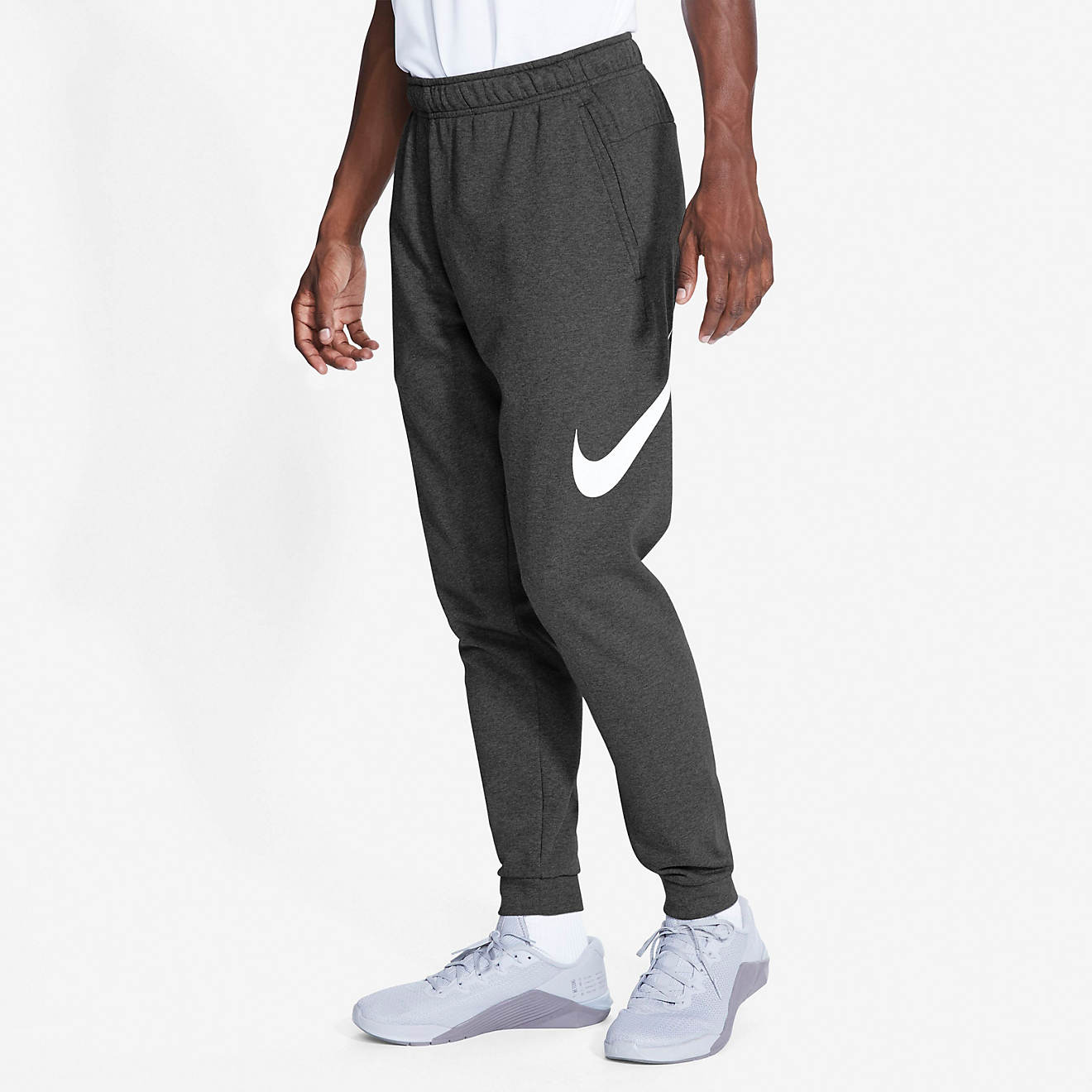 Nike Men's Dri-FIT Swoosh Tapered Training Pants | Academy