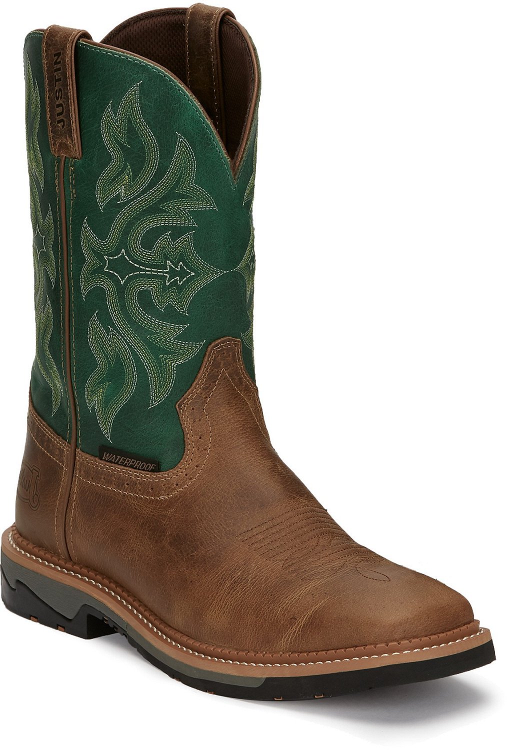 justin work boots academy