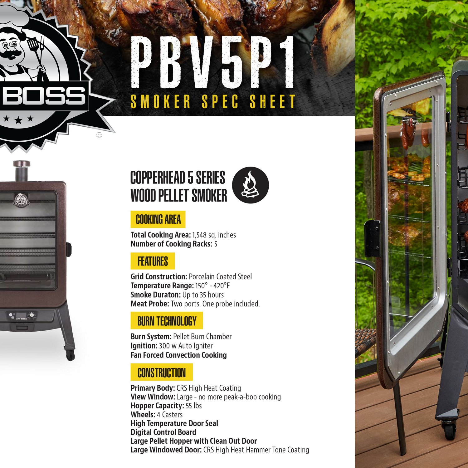Pit Boss 5Series Vertical Pellet Smoker Academy