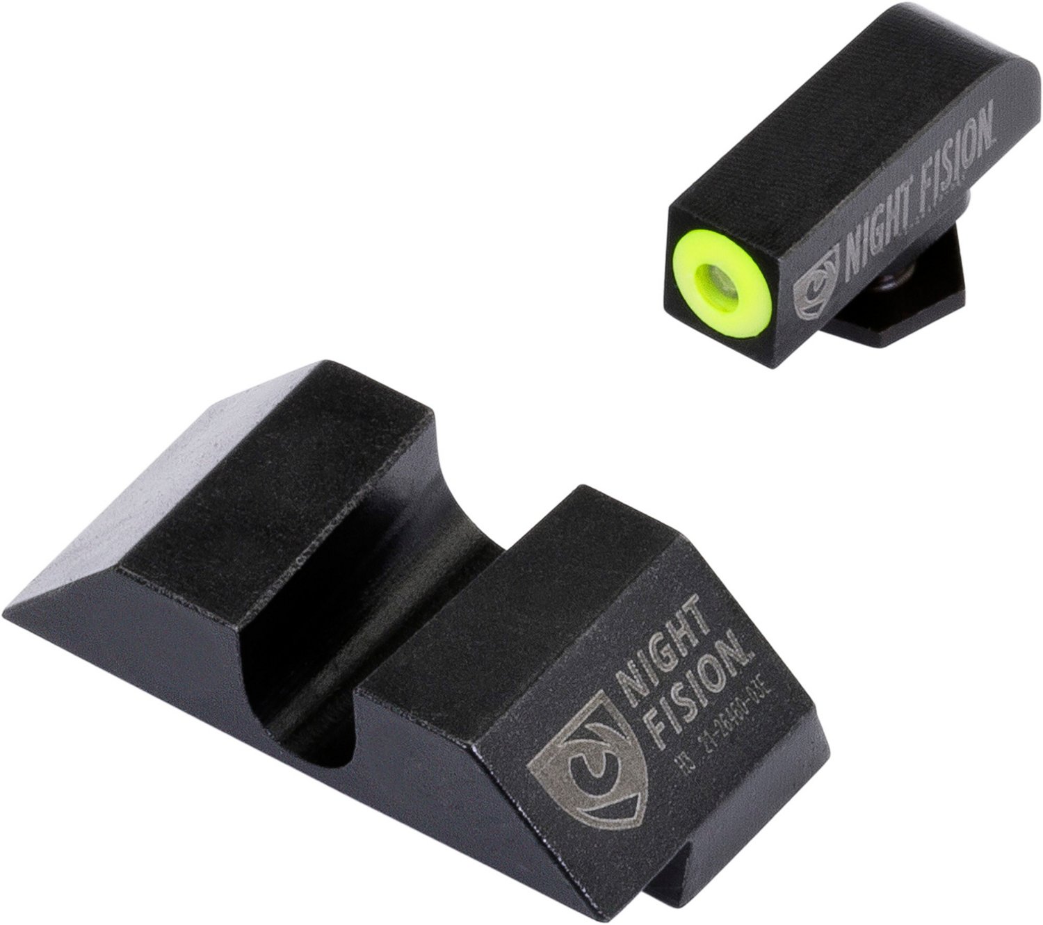 Night Fision Square Front/UNotch Rear Night Sight Academy
