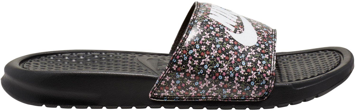 women's nike benassi jdi print fp slide sandals
