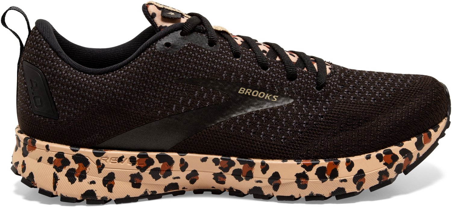 Brooks Women's Revel 4 Run Wild Leopard Print Running Shoes Academy