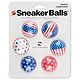 Sneaker Balls Patriotic Stars and Flags Shoe Deodorizers 6-Pack                                                                  - view number 1 image