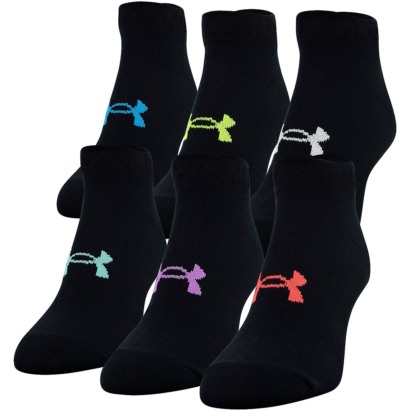 Under Armour Women's Essential Low Cut Socks 6-Pack                                                                              - view number 1