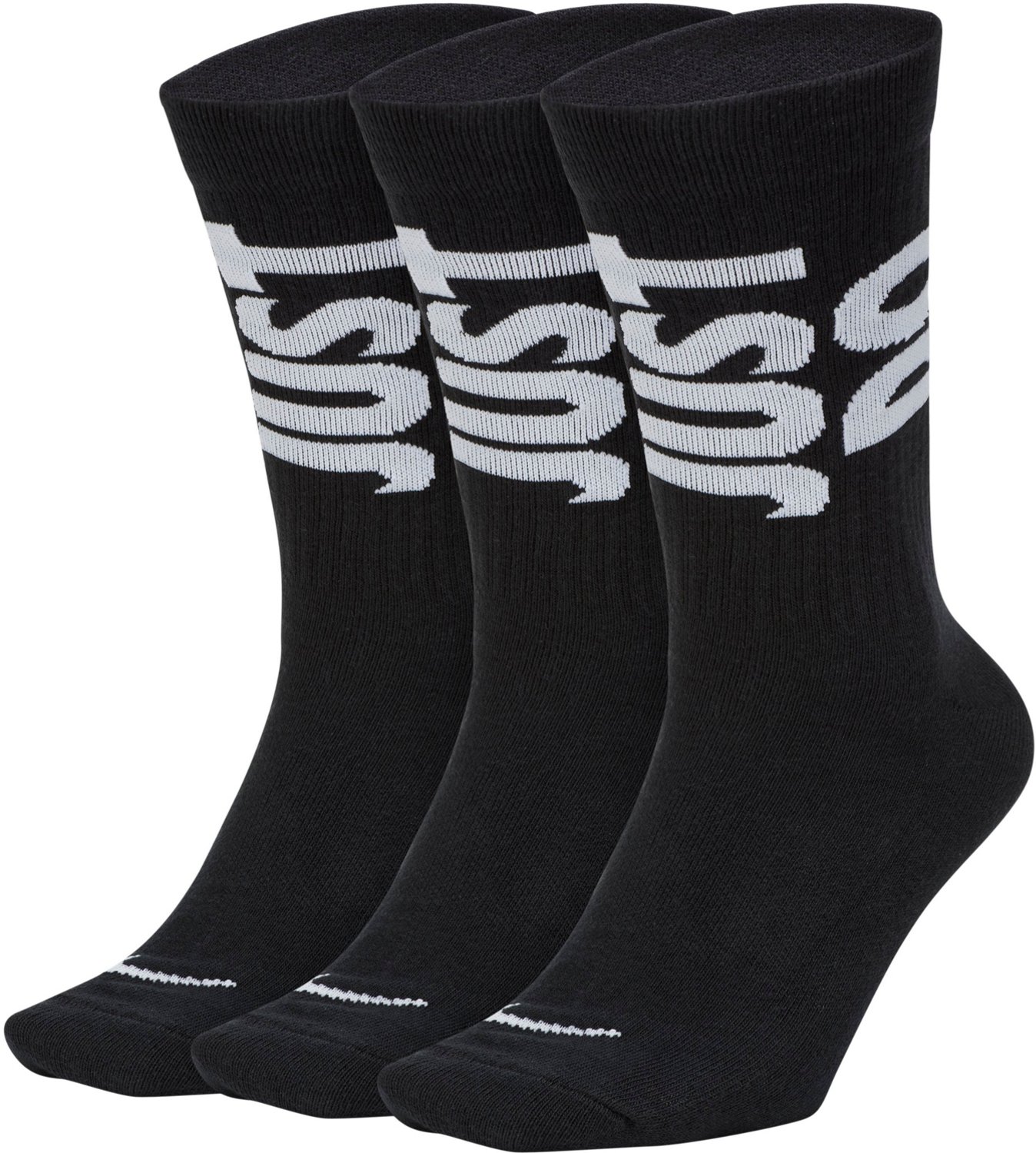 Nike Just Do It Everyday Essentials Crew Socks 3 Pack | Academy