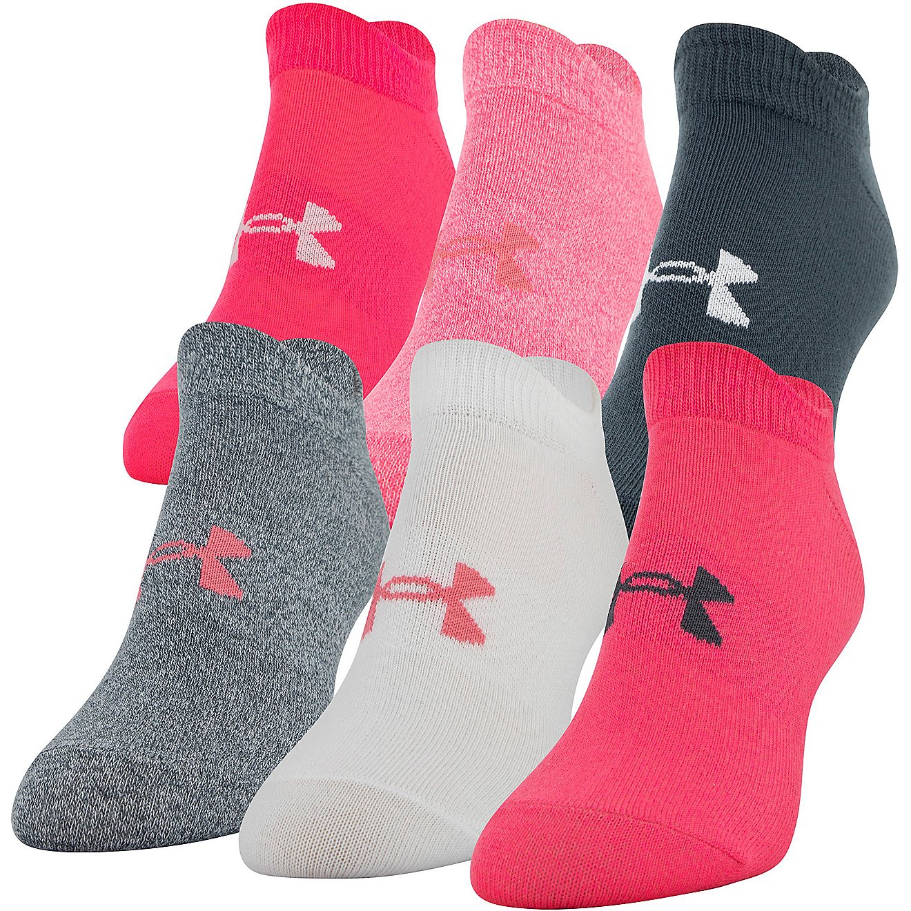 Under Armour Essential 2.0 Performance Training No-Show Socks 6 Pack                                                             - view number 1