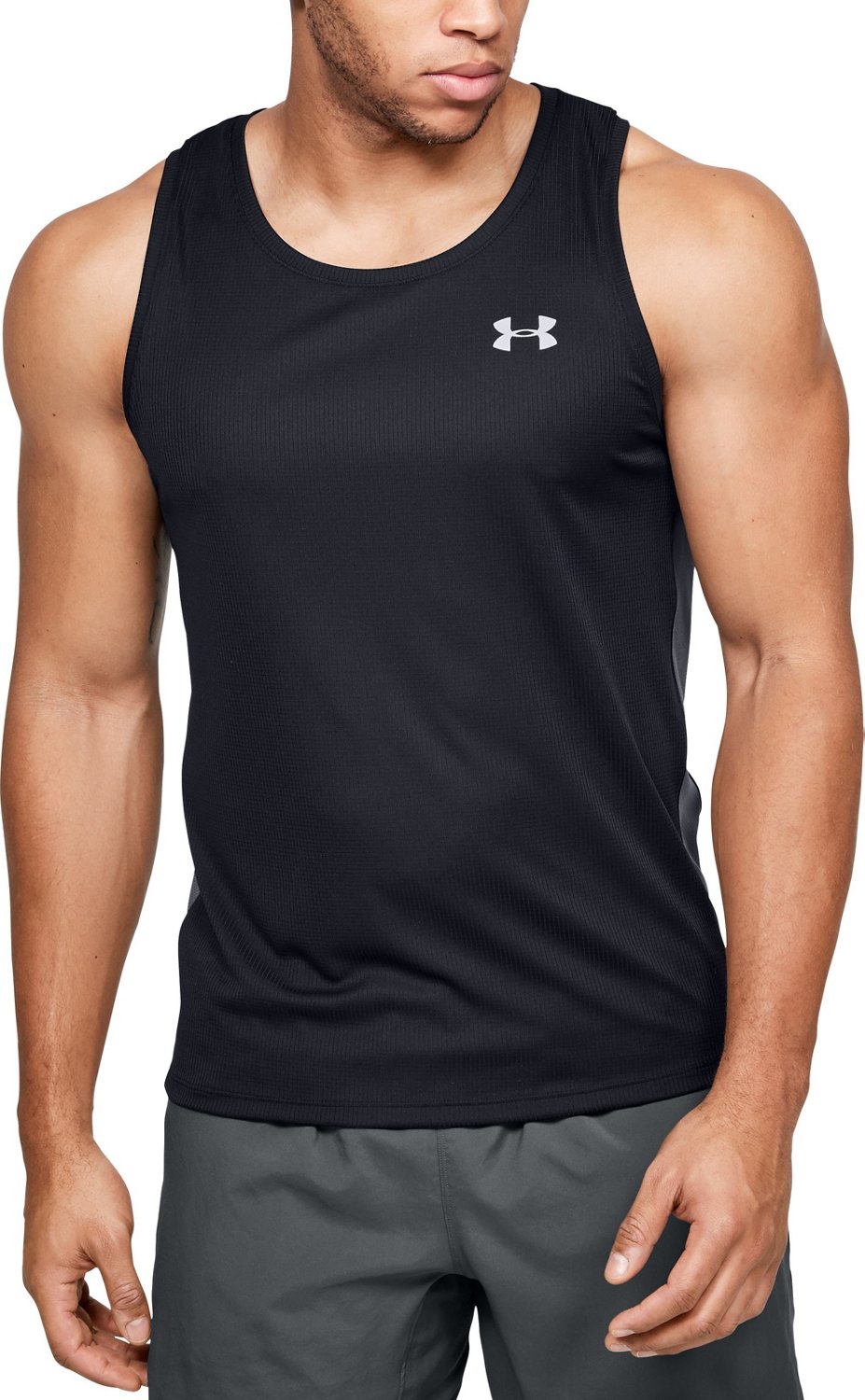 Under Armour Mens Speed Stride Singlet Academy 6736