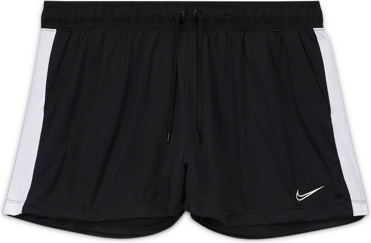 Sportswear Plus Size Mesh Shorts Black 