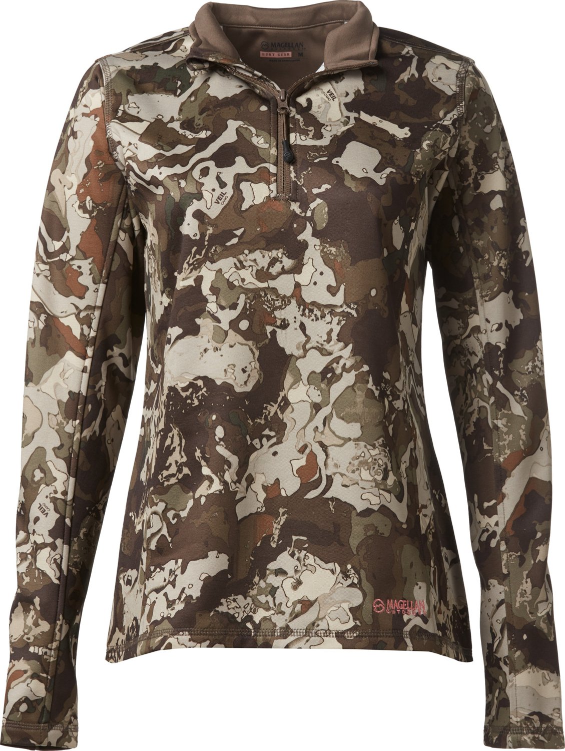 Magellan Outdoors Women's Eagle Bluff 1/4Zip Pullover Sweatshirt Academy