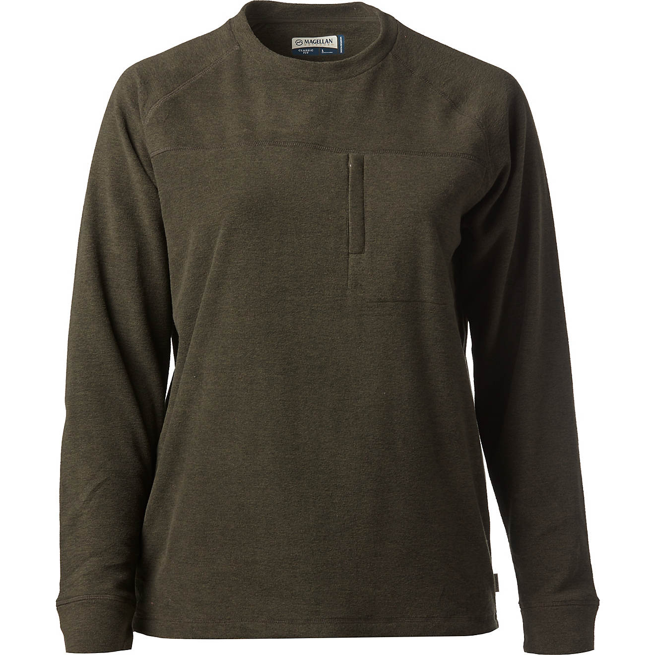 Magellan Outdoors Men's Woodlake Fleece Pullover Sweatshirt                                                                      - view number 1