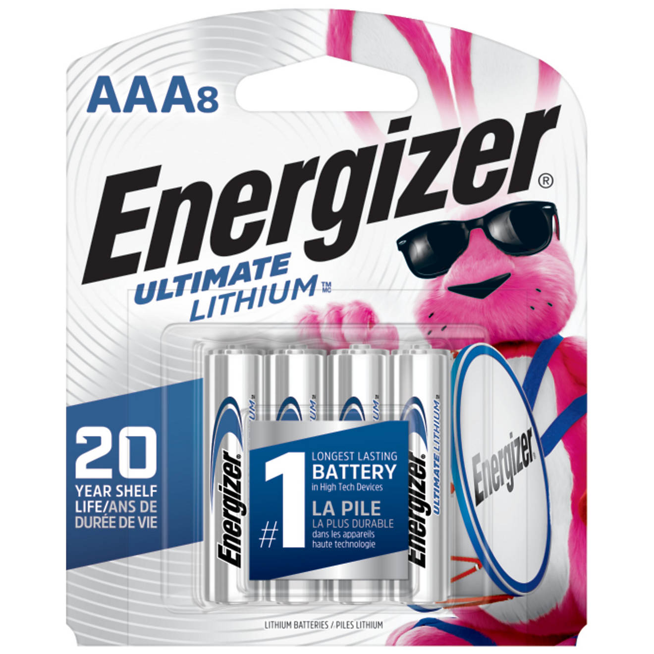 Energizer Ultimate Lithium AAA Batteries 8-Pack                                                                                  - view number 1