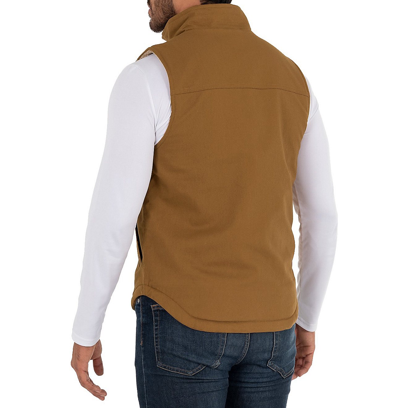 Wells Lamont Men's Sherpa Lined Canvas Vest                                                                                      - view number 2