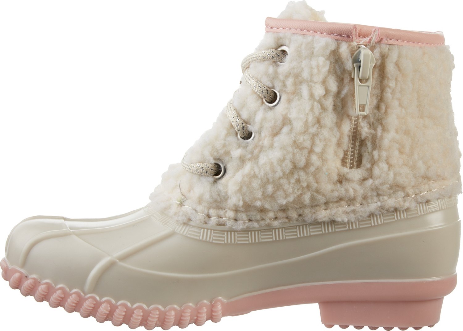 Magellan Outdoors Girls' Faux Fur Duck Boots Academy