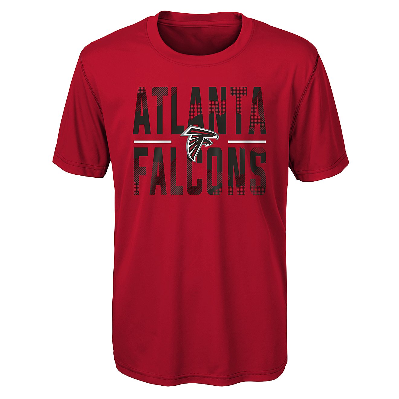 NFL Boys' Atlanta Falcons Dri-Tek Ground Control T-shirt                                                                         - view number 1
