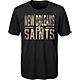 NFL Boys’ New Orleans Saints Ground Control Training T-shirt                                                                   - view number 1 image
