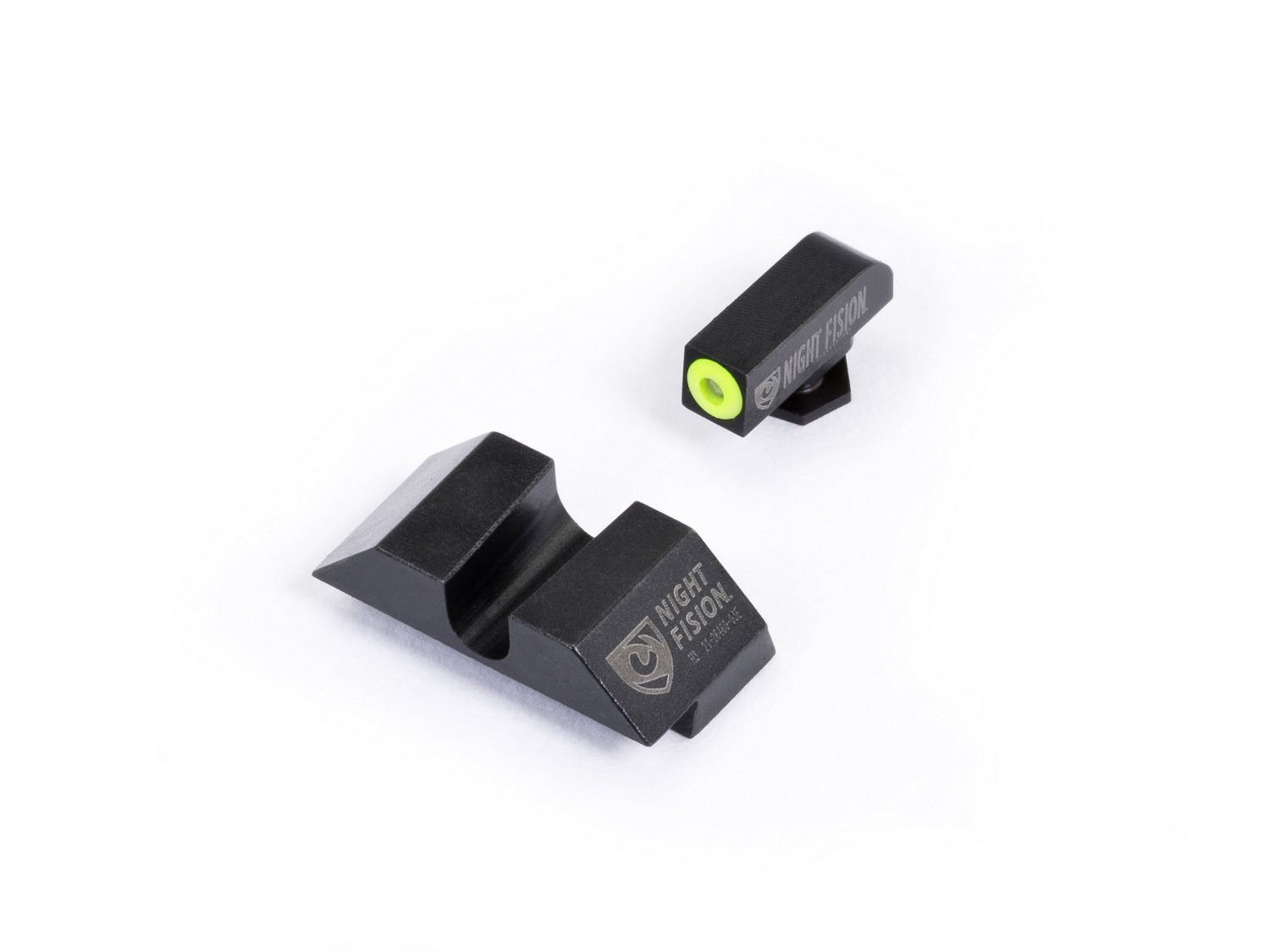Night Fision Square Front/UNotch Rear Night Sight Set Academy
