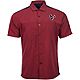 Antigua Men's Houston Texans Angler Woven Button-Down T-shirt                                                                    - view number 1 image