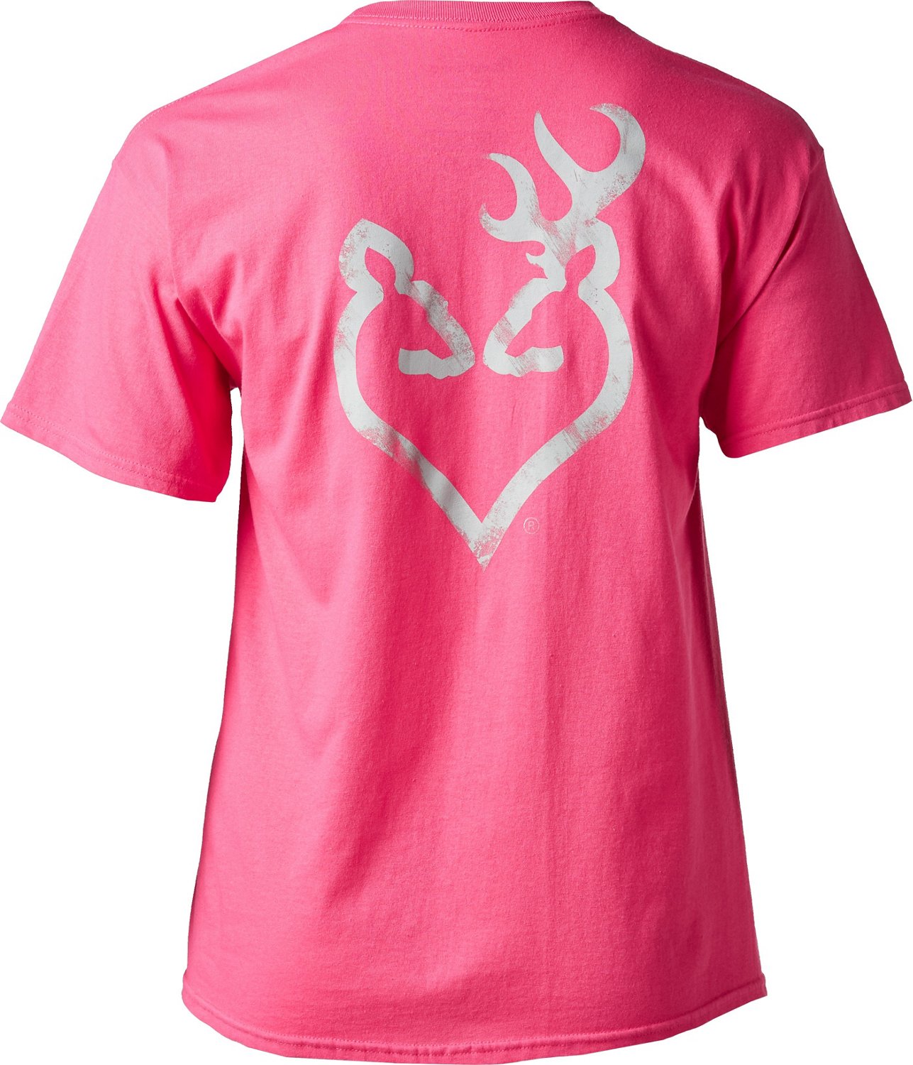 Browning Women’s Distressed Buckheart Short Sleeve Tshirt Academy