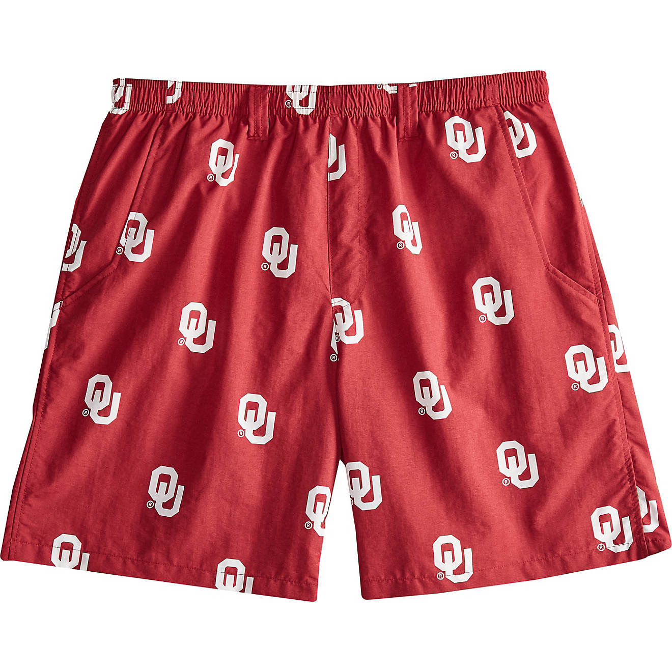 Columbia Sportswear Men's University of Oklahoma Backcast II Printed Shorts                                                      - view number 1