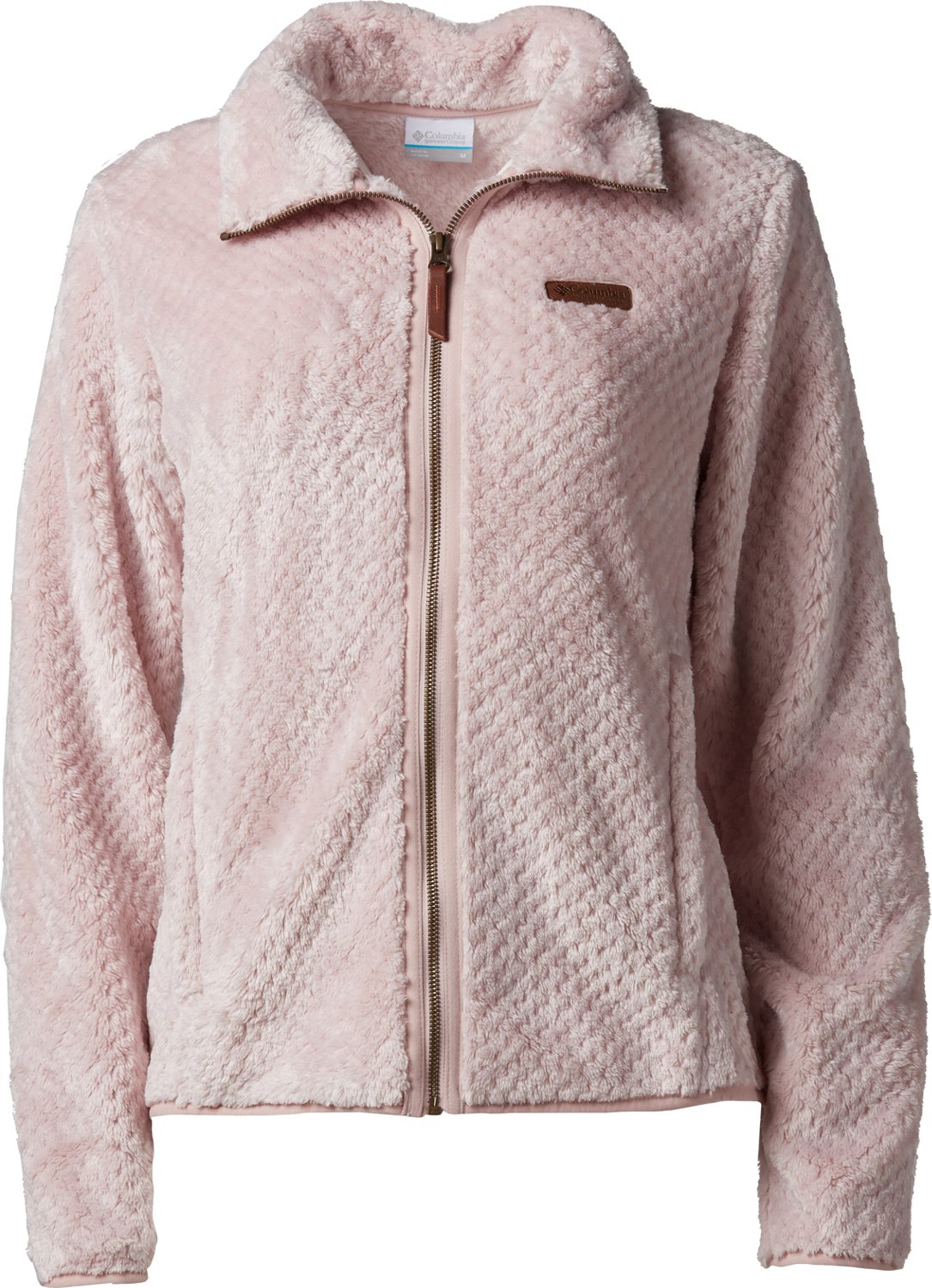 light pink columbia fleece