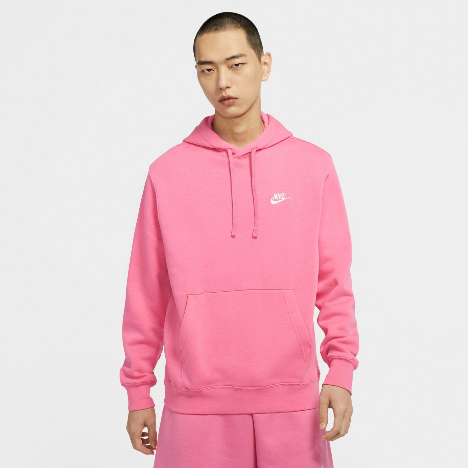 nike hoodie pink men's