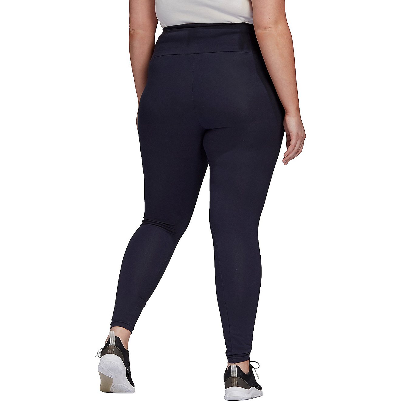 adidas Women's Essential Fitted Plus Size Graphic Tights                                                                         - view number 4