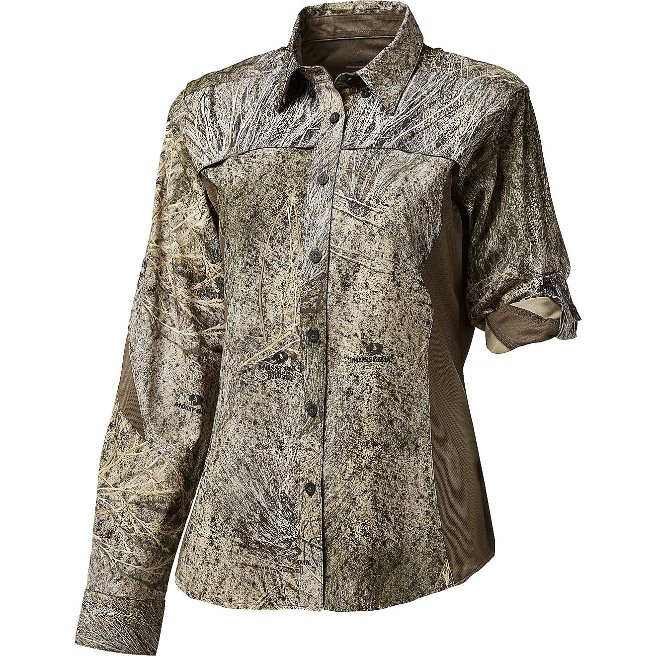 Magellan Outdoors Women's Eagle Pass Deluxe Long-Sleeve Button-Down Shirt                                                        - view number 1