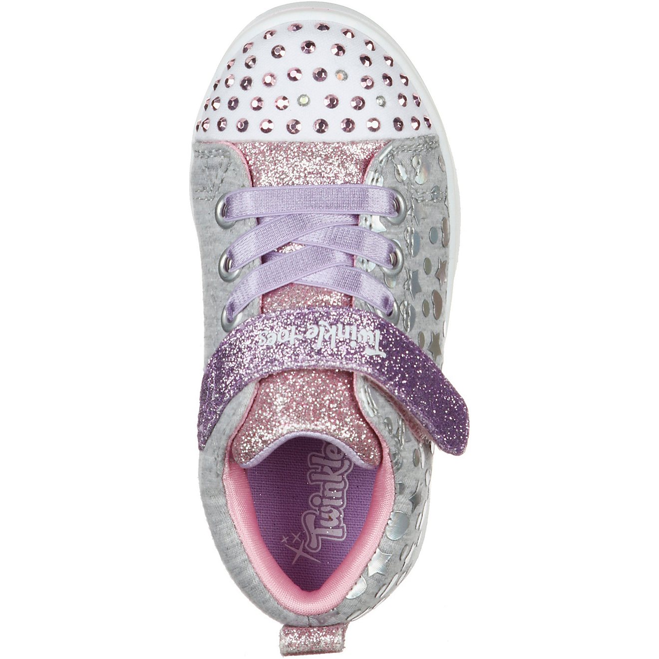 SKECHERS Girls' Twinkle Toes Heather Shoes                                                                                       - view number 4