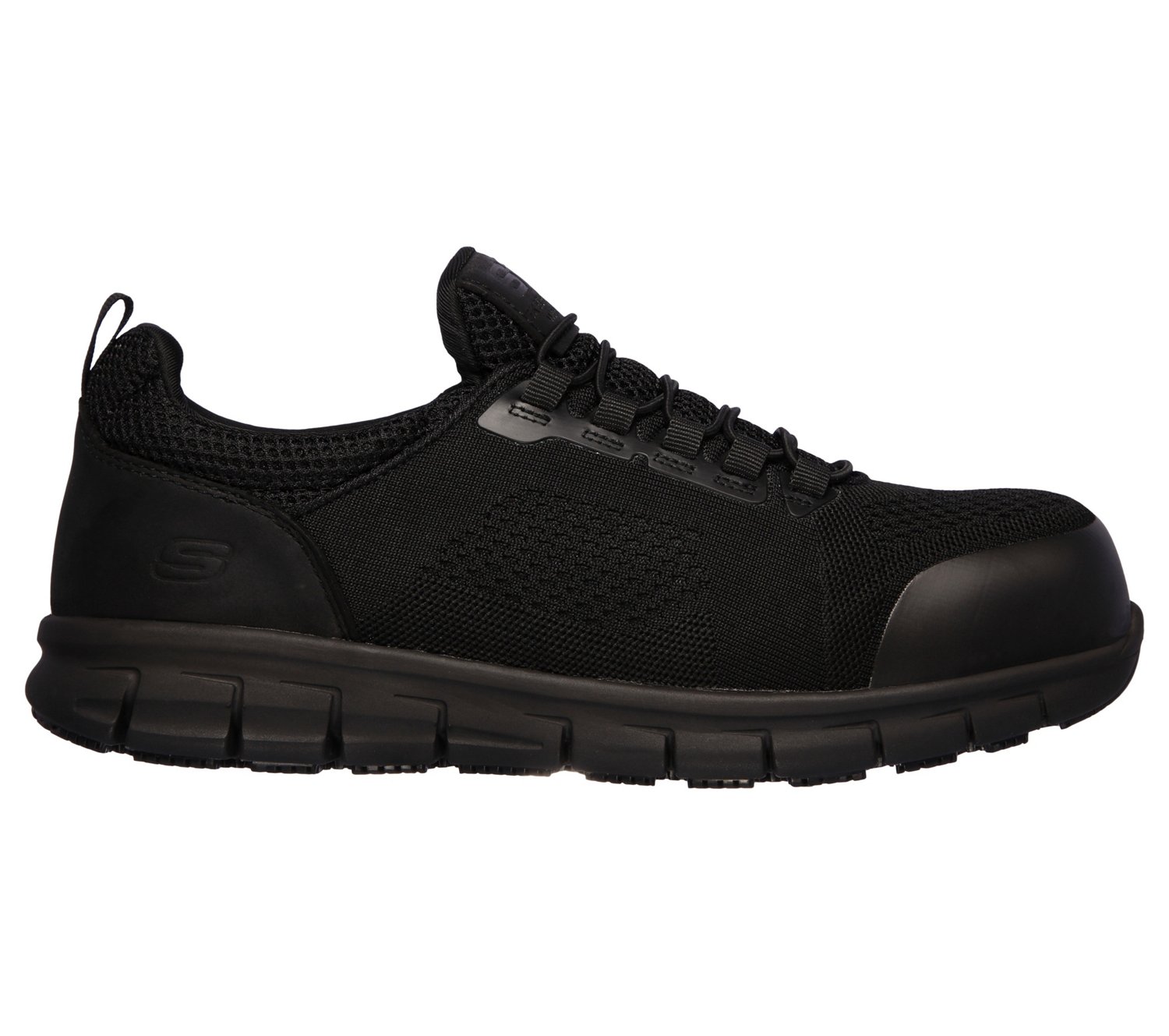 Skechers Work Men's Synergy – Omat Alloy Toe Athletic Safety Shoes ...