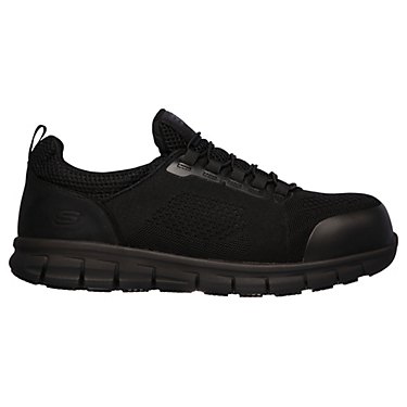 SKECHERS Men's Synergy Omat Alloy Toe Work Shoes