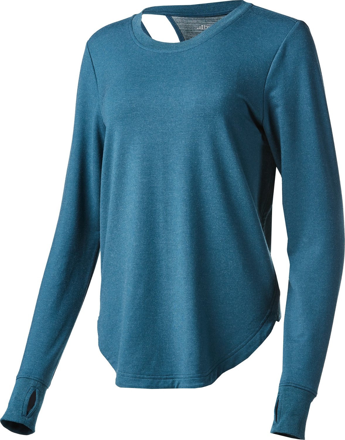 BCG Women's Petal Hem Long Sleeve Pullover Sweatshirt Academy