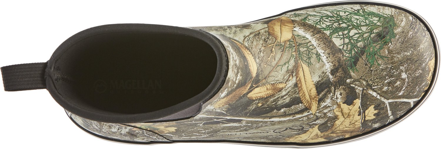 magellan outdoors men's waterproof rubber camp moc veil boots