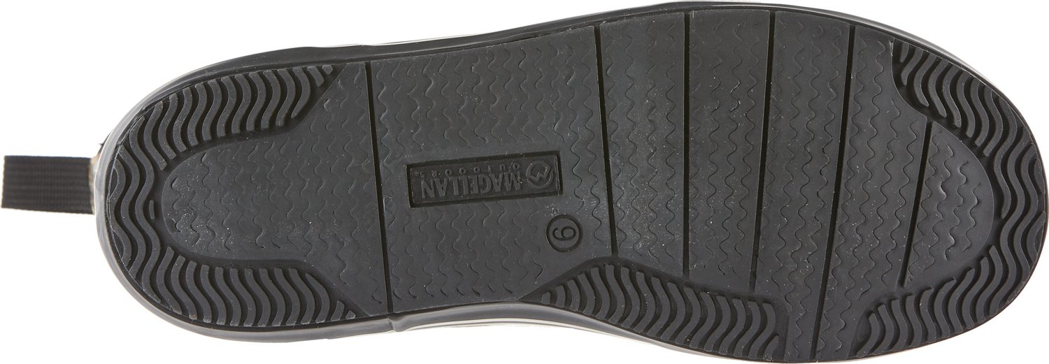 magellan outdoors men's waterproof rubber camp moc veil boots