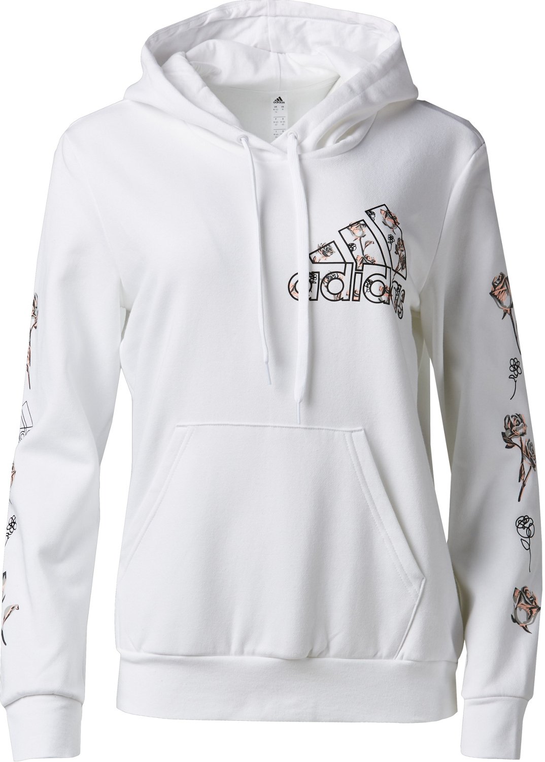 adidas women's floral hoodie